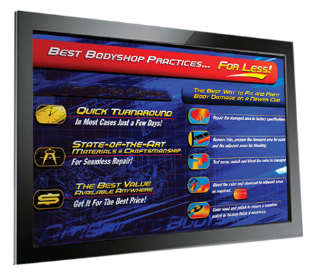 automotive digital menu boards